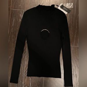 Versace Ribbed Knit Top